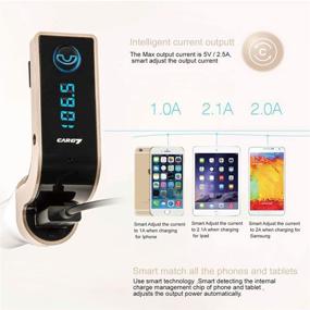 img 1 attached to Bluetooth Transmitter TIANSHILI Handsfree Phones Gold