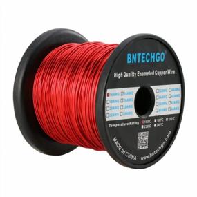 img 2 attached to 16 AWG Magnet Wire - Enameled Copper Winding Wire 5 Lb Coil Red 155℃ For Transformers Inductors - BNTECHGO