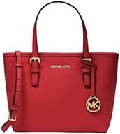 michael kors carry travel womens women's handbags & wallets : totes logo