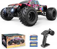 haiboxing 1:12 scale rc monster truck - 38 km/h speed, 4wd electric powered remote control car for kids & adults (40+ min playtime) logo