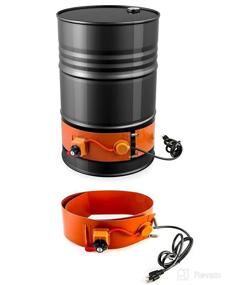 img 4 attached to 🔥 QWORK 55 Gallon Metal Drum Heater - Efficient 2 Pack 1200 Watt 120 Volt Grease Keg Heater with Insulated Band