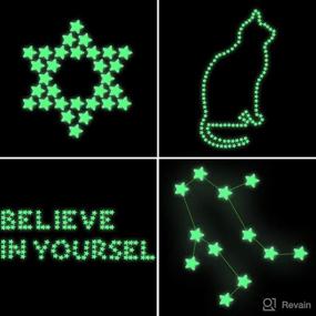 img 2 attached to ✨ DUOFIRE Glow in The Dark Stars - Ultra Bright 216 PCS Ceiling Stars that Glow in The Dark - 3D Design Perfect for Kids Room Decor or Birthday Gift - Beautiful Wall Decals and Ceiling Decors