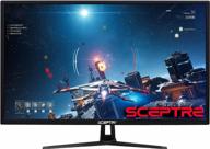 sceptre e325w-2560ad displayport 2560x1440 with speakers, adaptive sync and 85hz refresh rate hd monitor logo