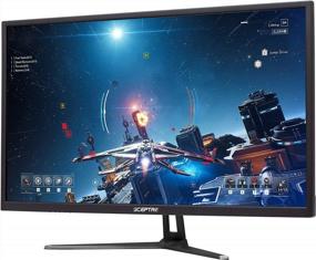 img 2 attached to Sceptre E325W-2560AD DisplayPort 2560x1440 with Speakers, Adaptive Sync and 85Hz Refresh Rate HD Monitor