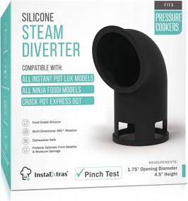 img 4 attached to Instantly Release Steam Safely With The Silicone Diverter Accessory For Instant Pot And Other Cookers