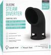 instantly release steam safely with the silicone diverter accessory for instant pot and other cookers logo