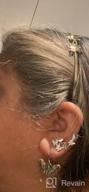 картинка 1 прикреплена к отзыву Gold Vercret CZ Ear Cuff Earrings For Women - Adjustable Non-Piercing Cartilage Ear Clip Wrap-Around Accessory For Girls от Andre Stephens