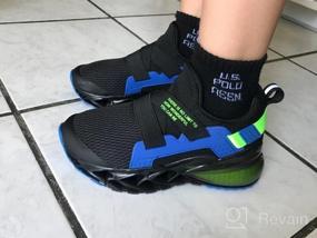 img 6 attached to 👟 Кроссовки для активных девочек: дышащая, комфортная, противоскользящая обувь для бега.