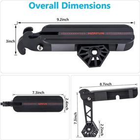 img 3 attached to 🚗 Car Door Step: Universal Fit Foldable Roof Rack Hook for Easy Access to Car Roof - Maximum Load 400 lbs