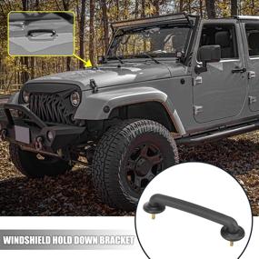 img 3 attached to AUTOHAUX Windshield Wrangler 1997 2018 1997 2006