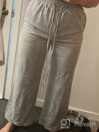 img 1 attached to Women'S Joggers Sweatpants With Pockets | High Waist Baggy Straight Leg | Floerns Casual Drawstring review by Daniel Jackson