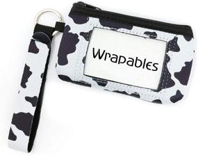 img 4 attached to Allydrew Neoprene Wristlet Wallet Lanyard Women's Handbags & Wallets : Wristlets