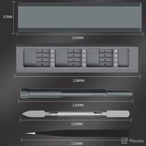 img 1 attached to Locimirv 45-Piece Precision Screwdriver Set - Mini Tool Kit for Electronics, PC, Phone, Eyeglass, Watch Repair