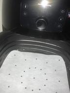 img 1 attached to Beasea 200Pcs 12 Inch Air Fryer Parchment Paper For Healthy And Hassle-Free Cooking: Perfect For Air Frying And Steaming! review by Drew Beckett