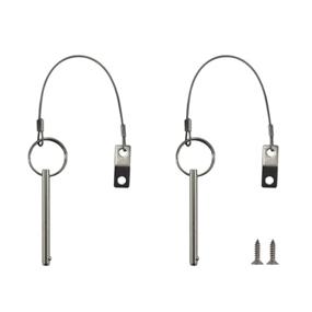 img 4 attached to Release Diameter Effective Stainless Hardware Fasteners - Pins