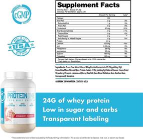 img 4 attached to ProteinOne Whey Protein Powder NutraOne Sports Nutrition : Protein