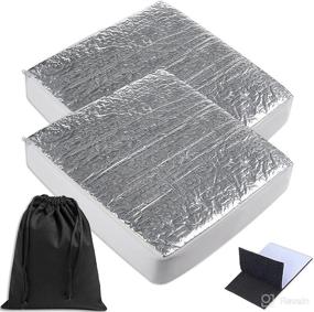 img 4 attached to 🏕️ LATCH.IT RV Skylight Cover 2-Pack - 14x14x2.75" - Inside Camper Vent Covers - Skylight Insulator with Reflective Surface - Instant Energy Savings with RV Vent Insulator!
