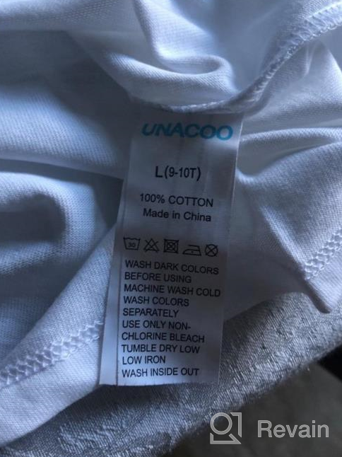 img 1 attached to Cotton Crew Neck Short Sleeve Jersey Boys' Clothing by UNACOO review by Gary Zielinski