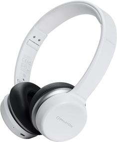 img 4 attached to 🎧 Phiaton BT 390 Wireless Bluetooth Headphones - On-Ear Hi-Fi Stereo, Foldable, Noise Isolation, EverPlay-X Wireless Headset, 30 Hours Play Time, Deep Bass, Mic, White