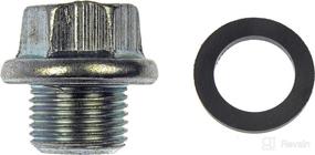 img 1 attached to 🔌 Dorman 65220 Oil Drain Plug | Standard M18-1.50, 19mm Head Size | Compatible with Various Model Selection