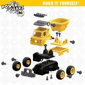img 3 attached to Power Gearz Flybar Remote Control Take Apart Dump Truck With Electric Drill - DIY Assembly, Realistic Sounds For Ages 3 And Up
