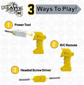 img 2 attached to Power Gearz Flybar Remote Control Take Apart Dump Truck With Electric Drill - DIY Assembly, Realistic Sounds For Ages 3 And Up