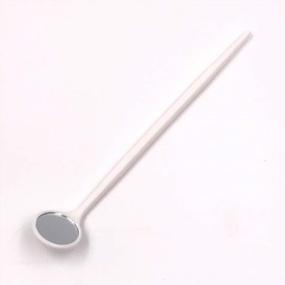 img 3 attached to 100 Pack Of Disposable Dental Exam Mouth Mirrors: Plastic Dental Instruments For Oral Exams - In White From TENFLY