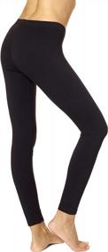 img 2 attached to Cotton Comfort: No Nonsense Women'S Leggings For Everyday Wear