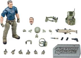 img 4 attached to 🎖️ Valaverse 1/12 Scale Male Modern Military Action Figure Set - 6.5 inch American Military Soldiers, US Army Men, and SWAT Team Toy Soldiers with Military Weapons and Accessories - Playset Collectable Figures