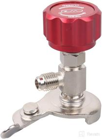 img 4 attached to 🆒 Leak-Proof AutoRocking 1/4 SAE R134A A/C Refrigerant Can Tap with Freon Dispensing Valve Adapter for Optimal Air Conditioning