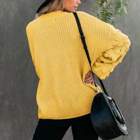 img 1 attached to Snuggle-Up In Style: свитер большого размера Kisscynest'S для женщин