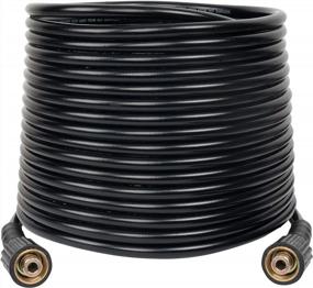 img 4 attached to 3200Psi Hourleey High Pressure Washer Hose - 50FT 1/4In Kink Resistant, M22-14 Thread Compatible