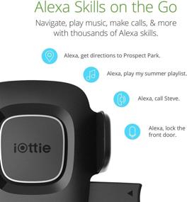 img 3 attached to iOttie Easy One Touch Connect - Gen 1 - Alexa Built-In Car Mount Phone Holder for Android Devices: Effortlessly Connect, Navigate, and Control Hands-Free