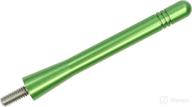 antennamastsrus - made in usa - 4 inch green aluminum antenna is compatible with hyundai tiburon (1997-2006) logo