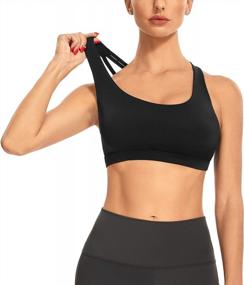 img 2 attached to Wirefree Yoga Bralette With V-Back Design And Removable Padding For Women'S Workout And Gym - INIBUD Sports Bra