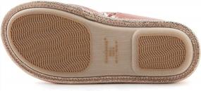 img 1 attached to Cozy And Stylish Women'S Slipper With Memory Foam And Sherpa Lining By RockDove