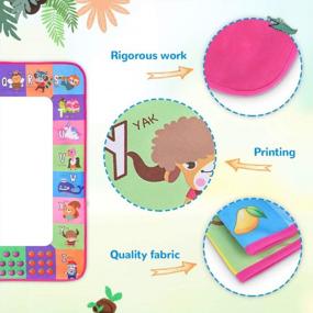 img 1 attached to Kids Painting Writing Doodle Toy Board - Water Doodle Mat Color Drawing Educational Toys For Age 3-12 Year Old Girls Boys Toddler Gift (Pink)