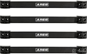 img 4 attached to 🧲 ARES 62038-4-Piece Magnetic Bar Set with Mounting Brackets, Screws - 14-Inch Length, 20 lb Capacity Per Bar