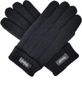 img 4 attached to 🧤 Bruceriver Thinsulate XL Touchscreen Men's Accessories: Superior Gloves & Mittens