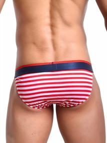 img 1 attached to Patriotic Style Meets Comfort: Shop Evankin'S Soft & Sexy American Flag Boxer Briefs For Men