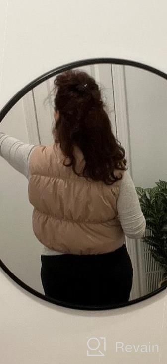 img 1 attached to SySea Women'S Padded Crop Vest - Lightweight, Sleeveless Winter Outerwear With Zip-Up Closure For Warmth And Style review by Javon Kulik