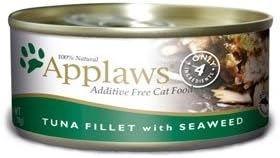 img 1 attached to 🌿 Applaws Tuna Fillet with Seaweed Canned Cat Food 5.5oz (Case of 24)