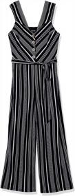 img 1 attached to Women'S Strappy Off Shoulder Cropped Jumpsuit By A. Byer