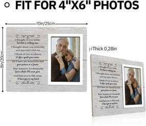 img 1 attached to 🖼️ Sympathy Gift: Memorial Picture Frame for Loss of Loved One - Fits 6x4 In Photo