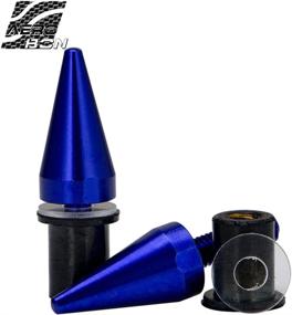 img 1 attached to 10 Pieces Aluminum Spike Motorcycle Windscreen Bolts/Windshield Screws (Blue)