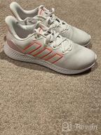 img 1 attached to Adidas Puremotion Vapour White Orange Girls' 👟 Shoes and Athletic: Perfect Blend of Style and Performance. review by Tiffany Lynch