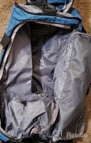 img 5 attached to 45L 3-Way Duffle Backpack Gym Bag: идеально подходит для мужчин и женщин, занимающихся спортом, путешествий и поездок с ночевкой | G4Free