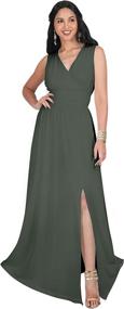 img 4 attached to KOH Bridesmaid Wedding Cocktail Sleeveless Women's Clothing ~ Dresses