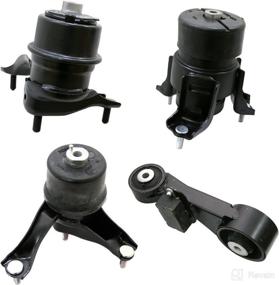 img 4 attached to 🚗 Complete Motor Mounts Set for 2010-2011 Toyota Camry 2.5L (4 Cylinder) - Auto Trans Engine Mount Kit, 4-Piece