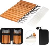 13-piece woodcarving tool set - ideal for expert and beginner carpenters, diy sculpture, and hand carving projects by kotto logo